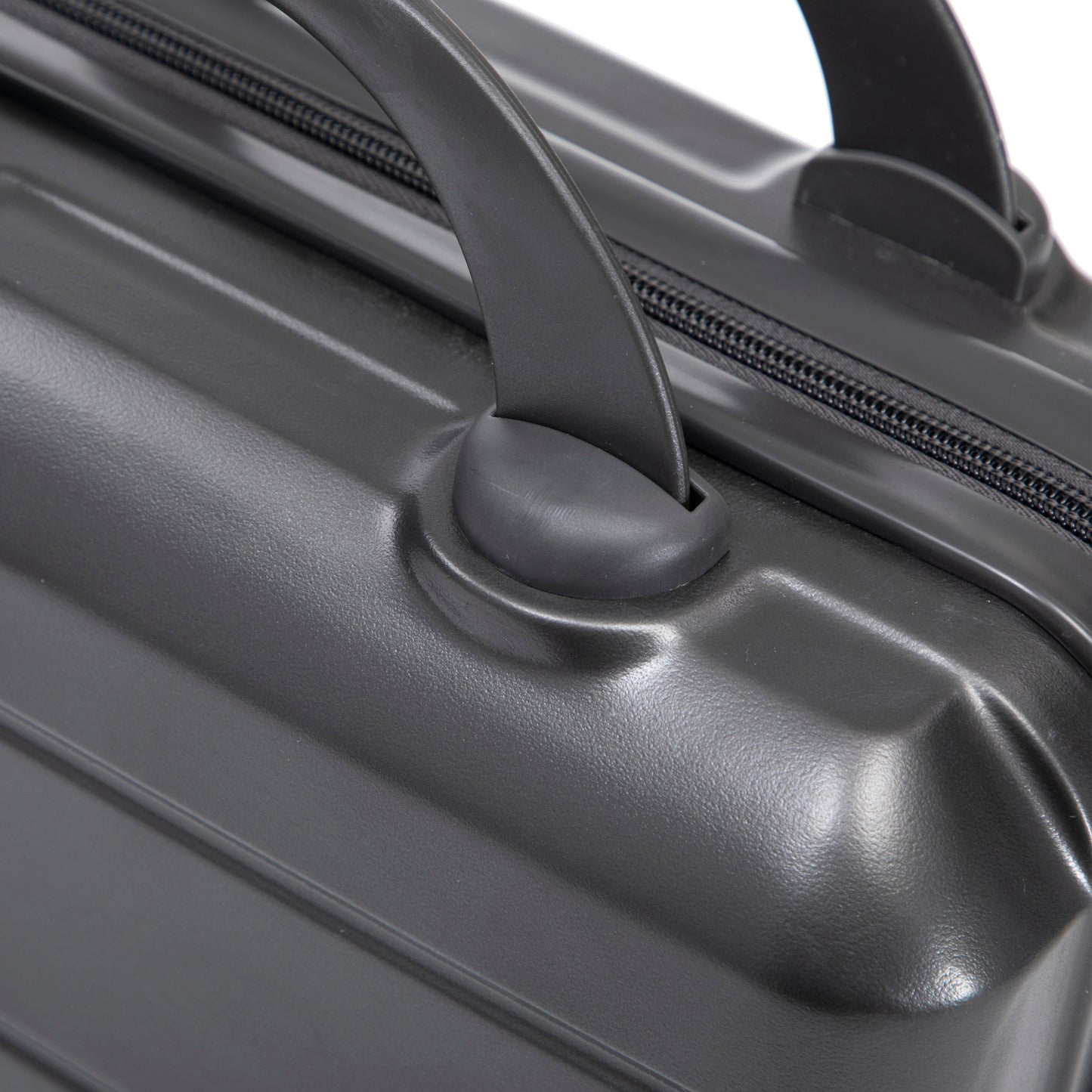 14"/20" 2 Pcs/Set ABS Spinner Wheel Luggage, Dark Gray