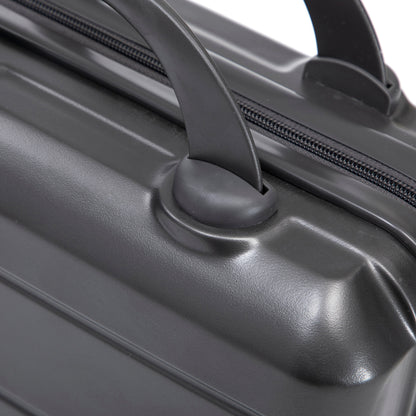 14"/20" 2 Pcs/Set ABS Spinner Wheel Luggage, Dark Gray