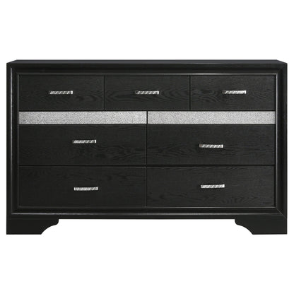 Miranda 9-drawer Dresser Black