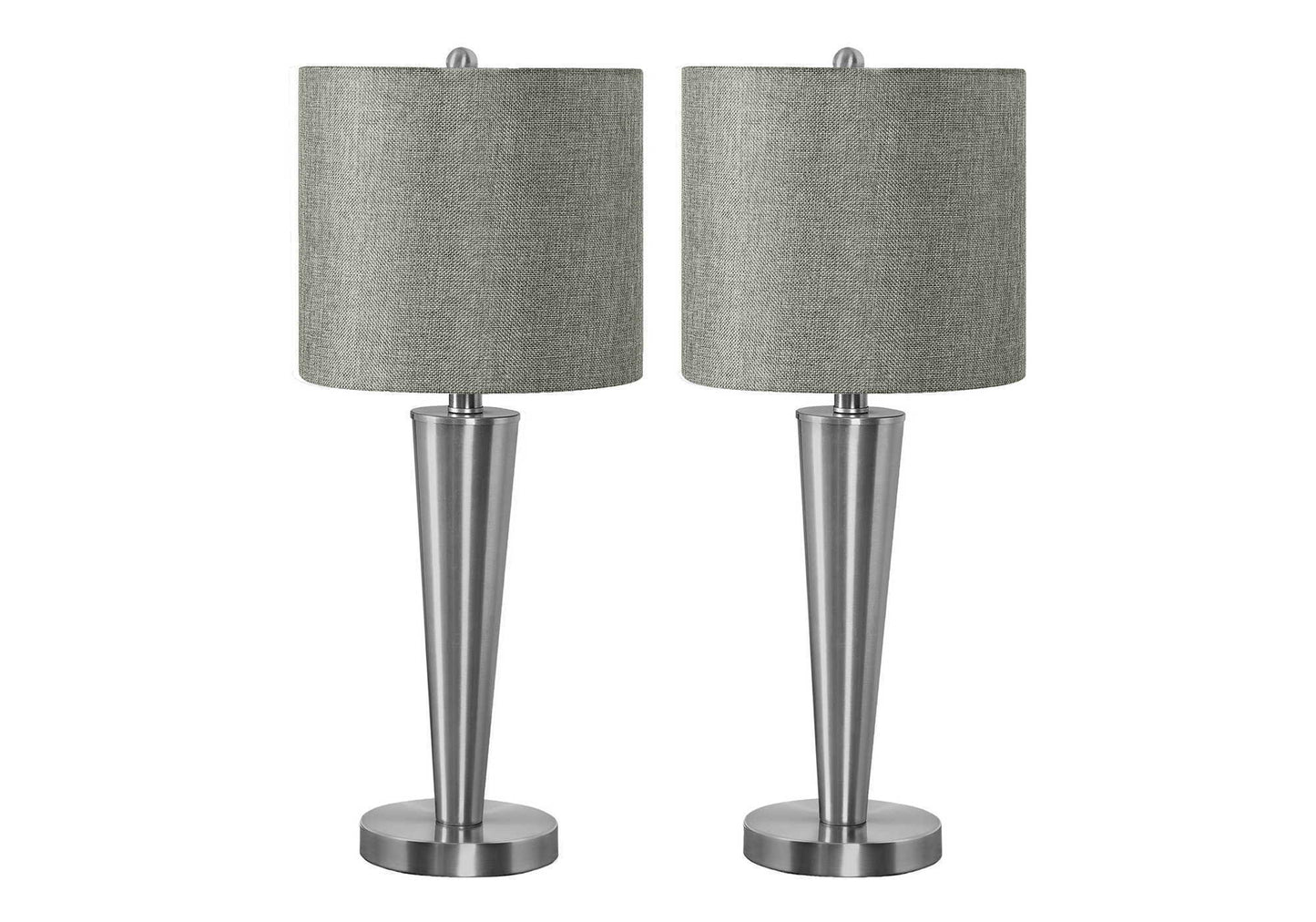 Contemporary Table Lamp Set of 2 with USB Port