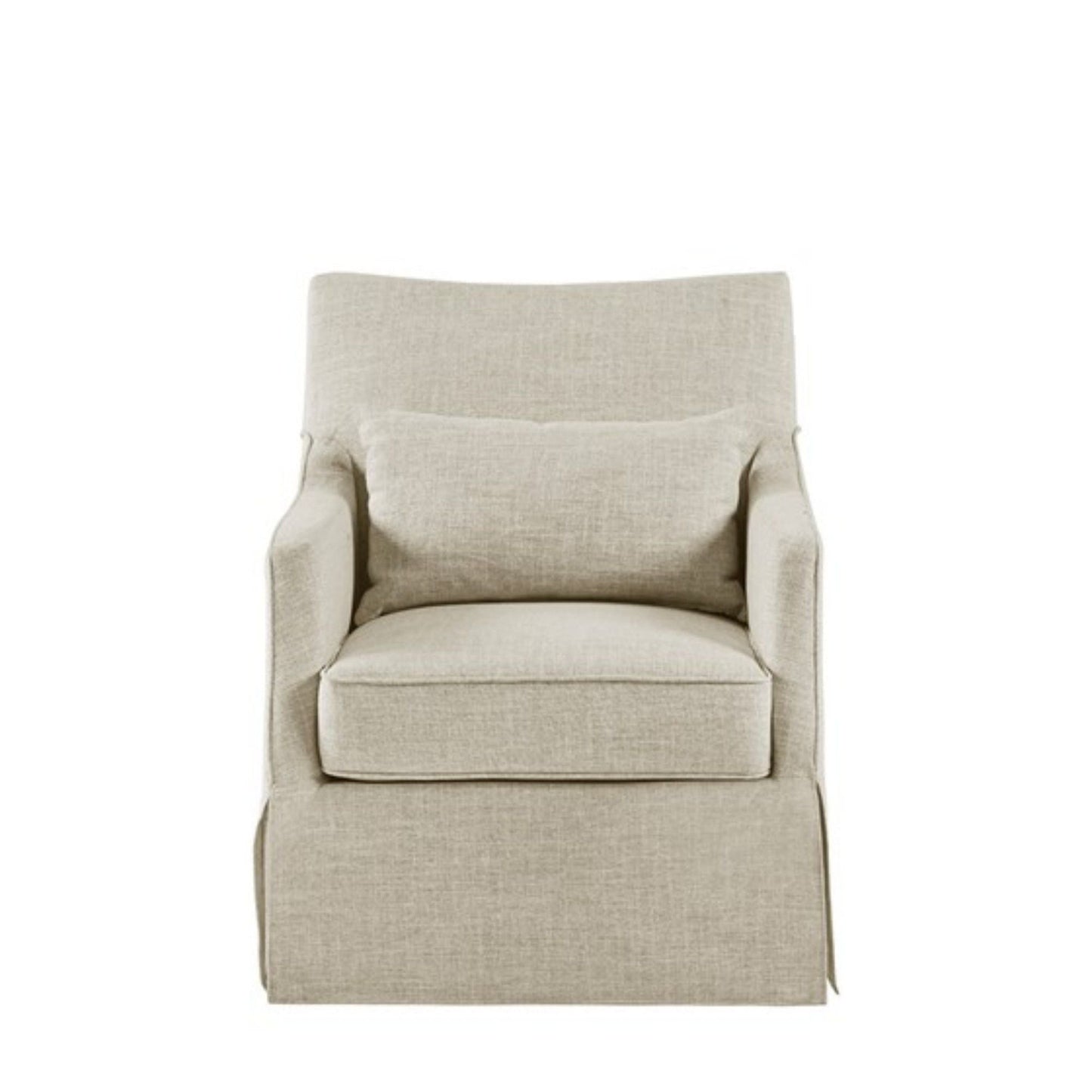 Traditional Design London Skirted Swivel Chair