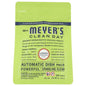 MRS. MEYER'S: Clean Day Automatic Dish Packs Lemon Verbena Scent, 12.7 oz