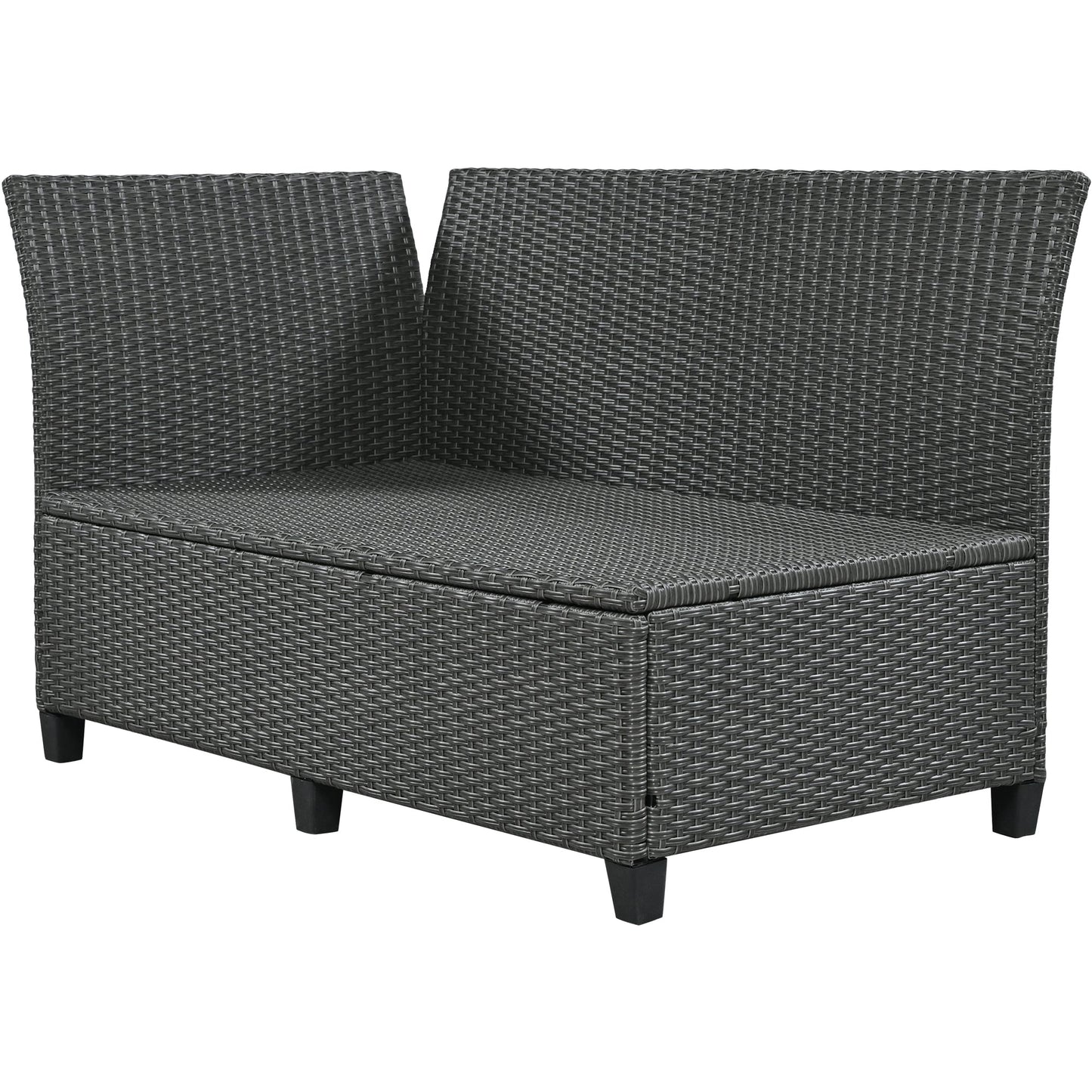 Tomax 5-Piece Outdoor Patio Rattan Sofa Set