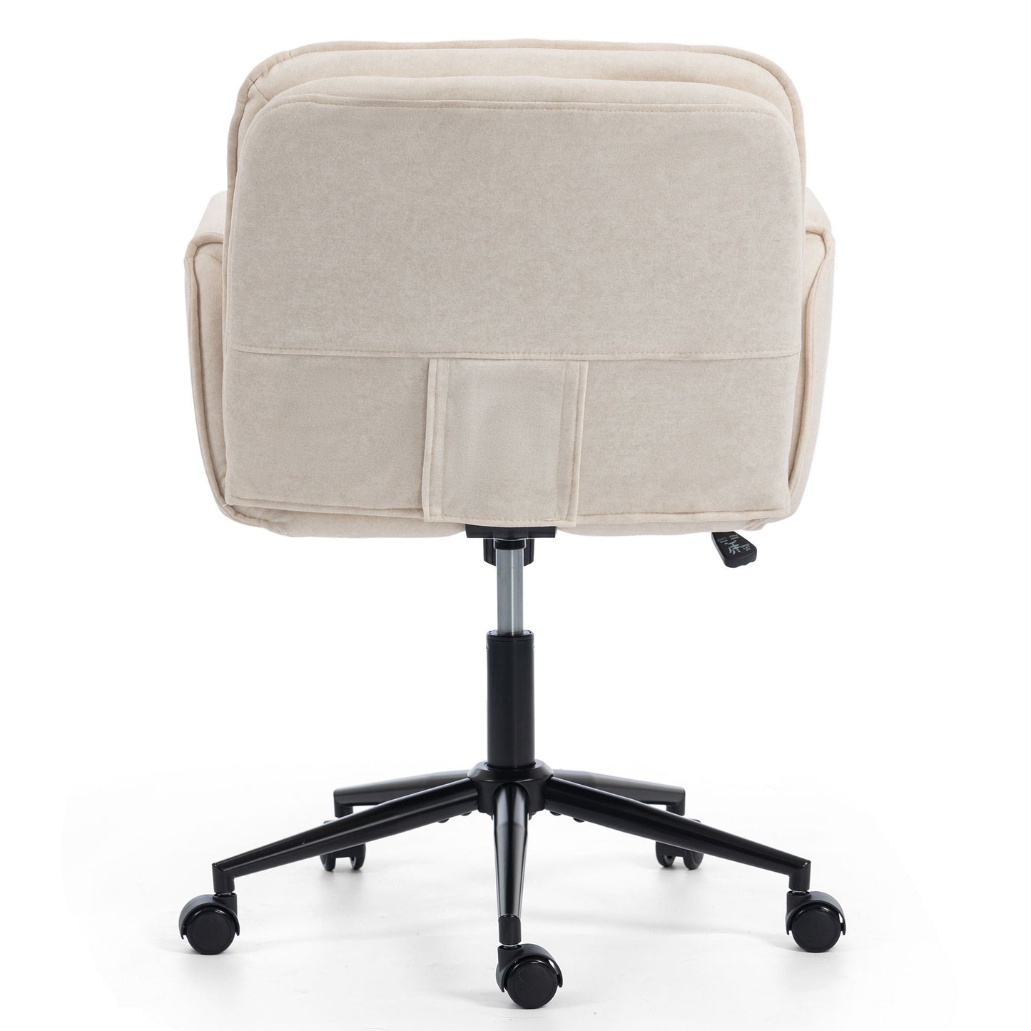 Criss Cross Swivel Desk Chair With Adjustable Armrests & Wheels For Home Office