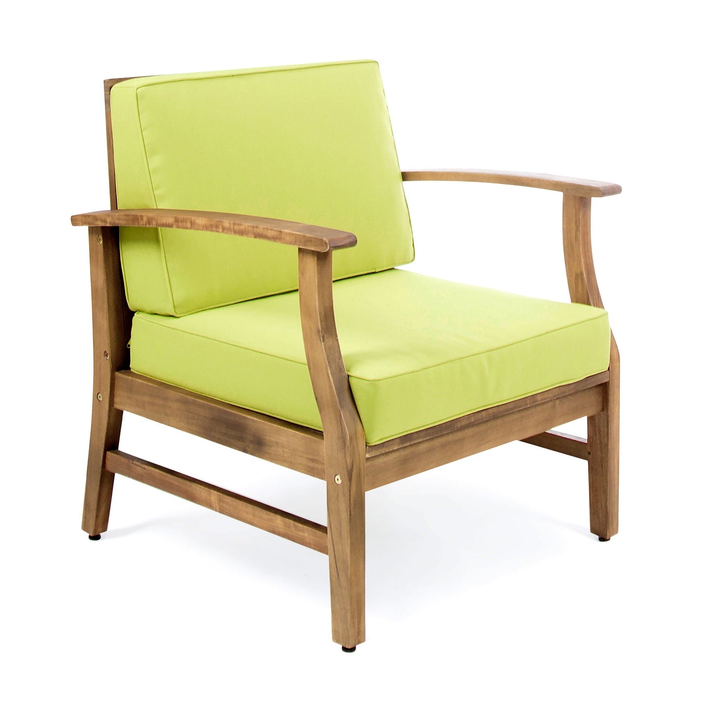 Perla Contemporary Club Chair with Water Resistant Cushion