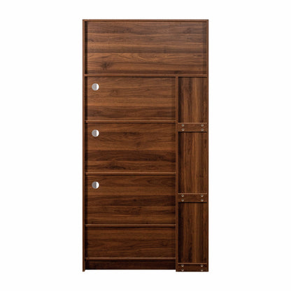70.87" Tall Kitchen Pantry Cabinet with Multi-Tier Pull-Out Shelf