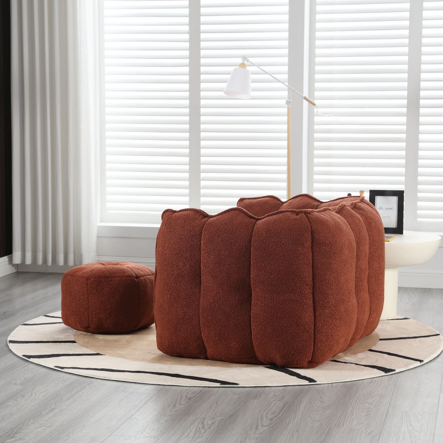 Soft Bean Bag Chair With High Resilient Foam