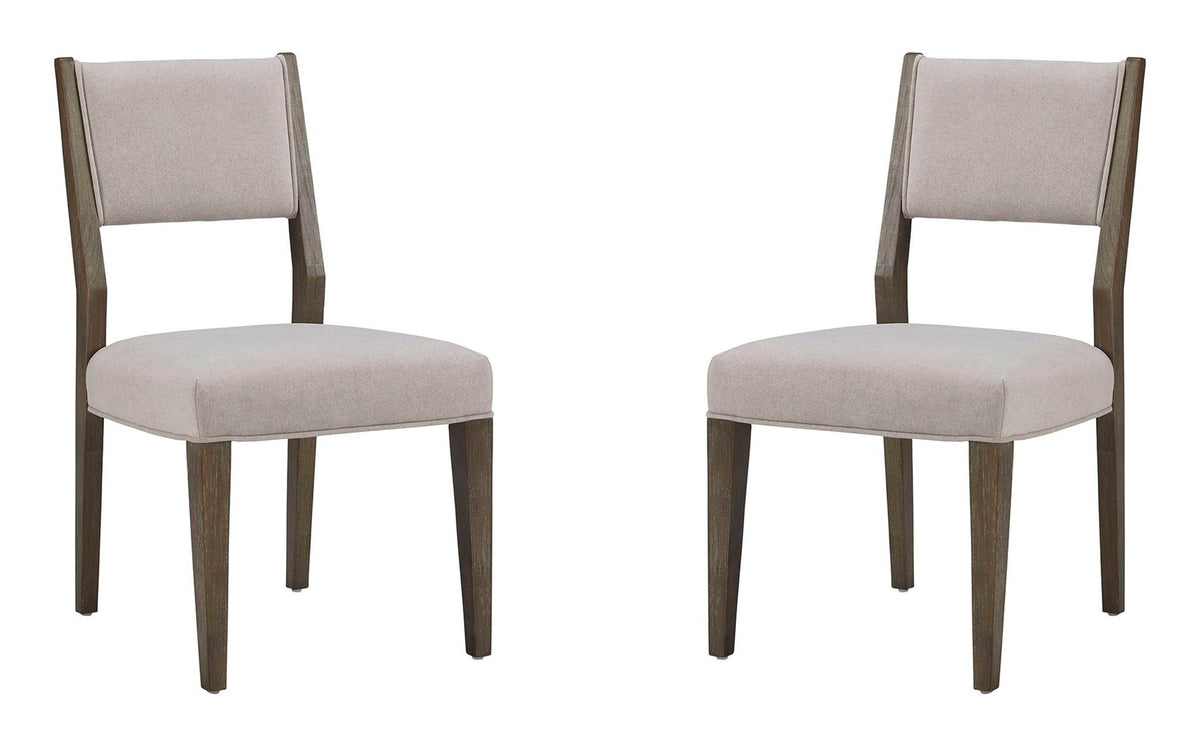 Kavanaugh - Dining Side Chair With Upholstered Seat& Back With o Slats (Set of 2) - Gray