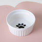 Cat Bowl Ceramic Double Bowl Water Bowl Tall Diagonal Pet Bowl supplies