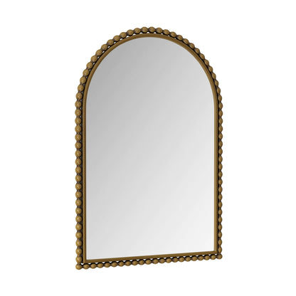 Vintage Iron Art Arch Mirror, Wall Hanging Or Table Display