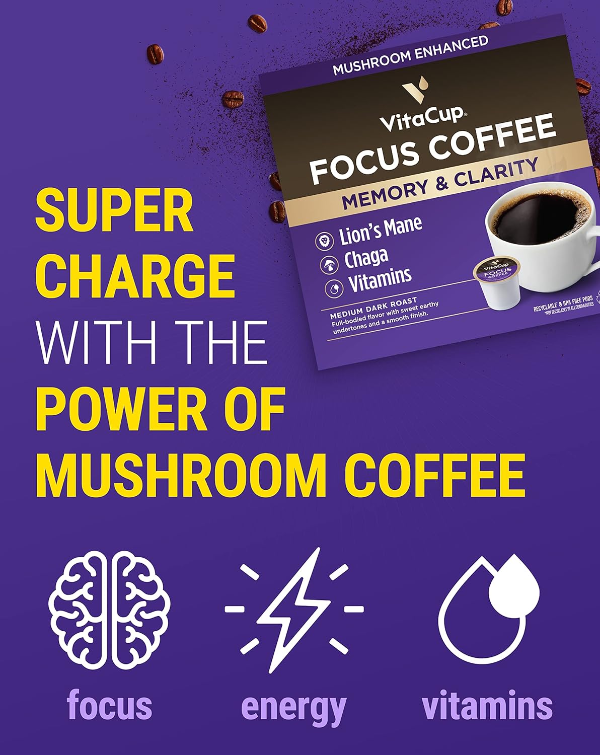 Organic Coffee Pods — Bold Flavor