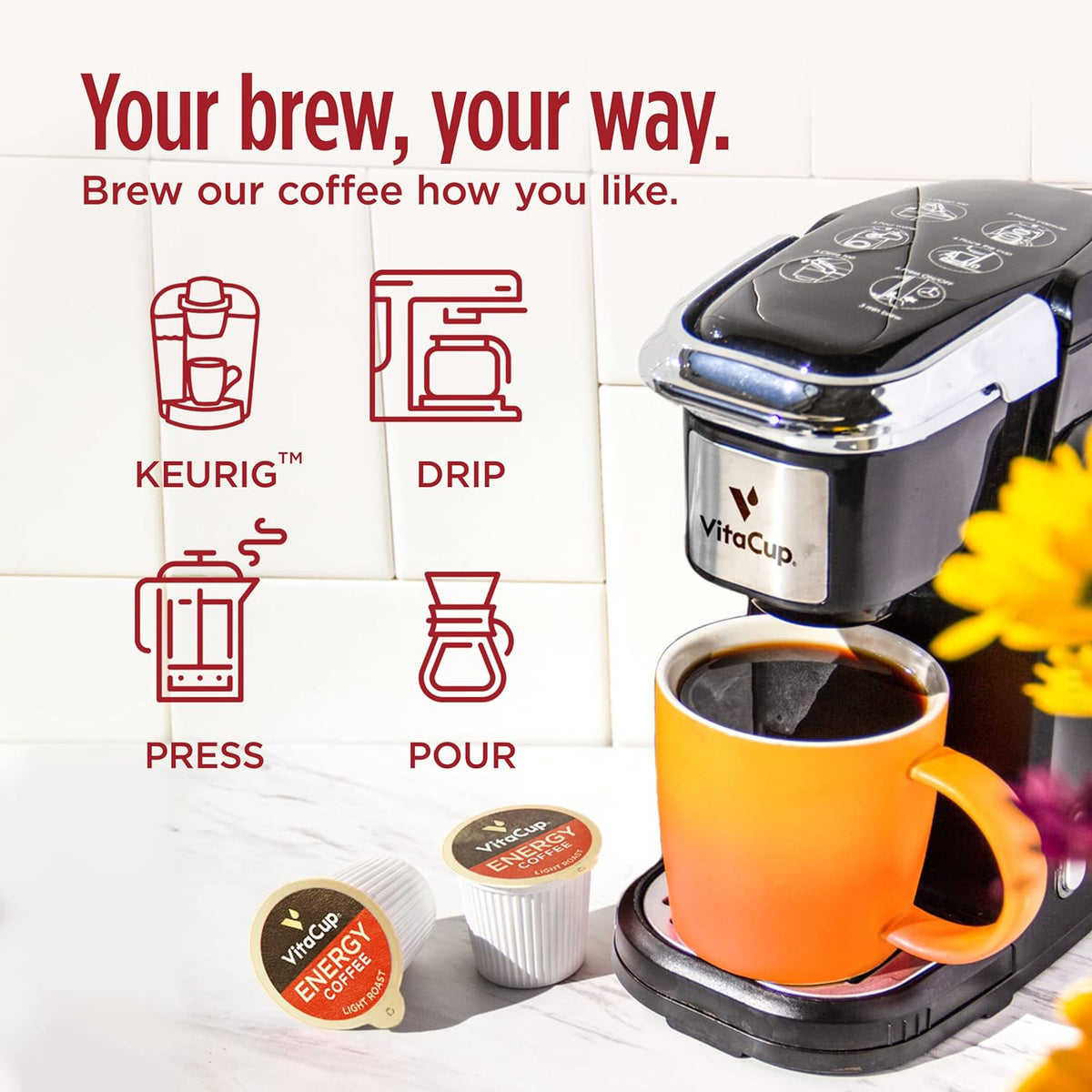 Organic Coffee Pods — Bold Flavor