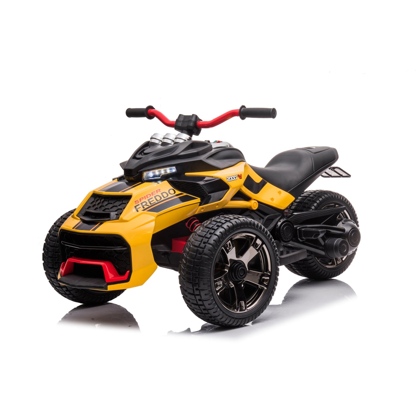 24V Magic Cars Spider 2 Seater Ride-On 3 Wheel Motorcycle