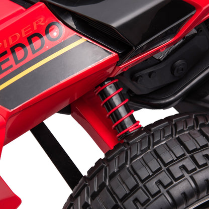 24V Magic Cars Spider 2 Seater Ride-On 3 Wheel Motorcycle
