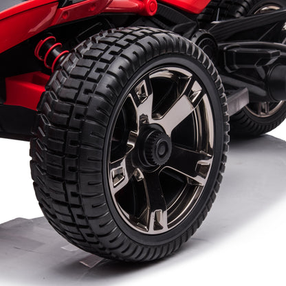 24V Magic Cars Spider 2 Seater Ride-On 3 Wheel Motorcycle