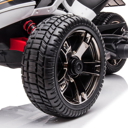24V Magic Cars Spider 2 Seater Ride-On 3 Wheel Motorcycle