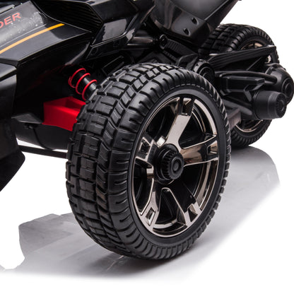 24V Magic Cars Spider 2 Seater Ride-On 3 Wheel Motorcycle