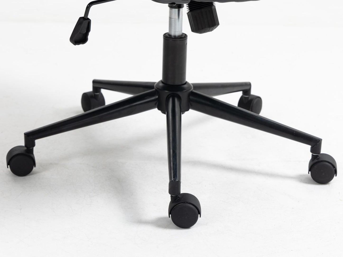 Office Chair, Mid Back Home Office Desk Task Chair With Wheels And Arms Ergonomic Computer Rolling Swivel Chair With Padded Armrest