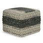 Grady - Handcrafted Square Pouf