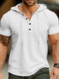Men’s Plus Size Short Sleeve Hooded Tee