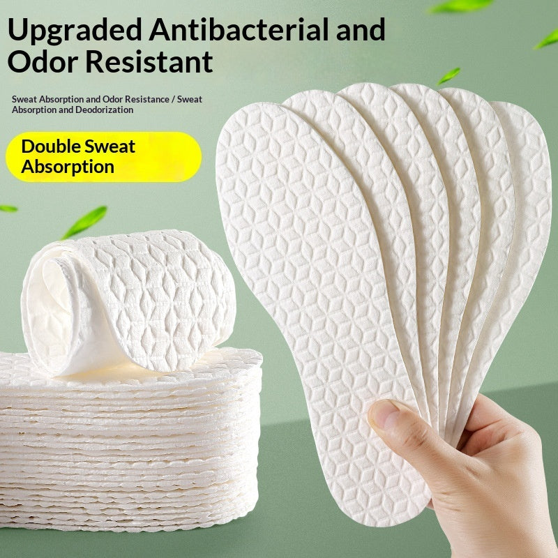 Summer Thin Anti-sweat Disposable Wood-pulp Shoe Insoles