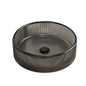 Sonny 14'' Bathroom Round Crystal Glass Sink