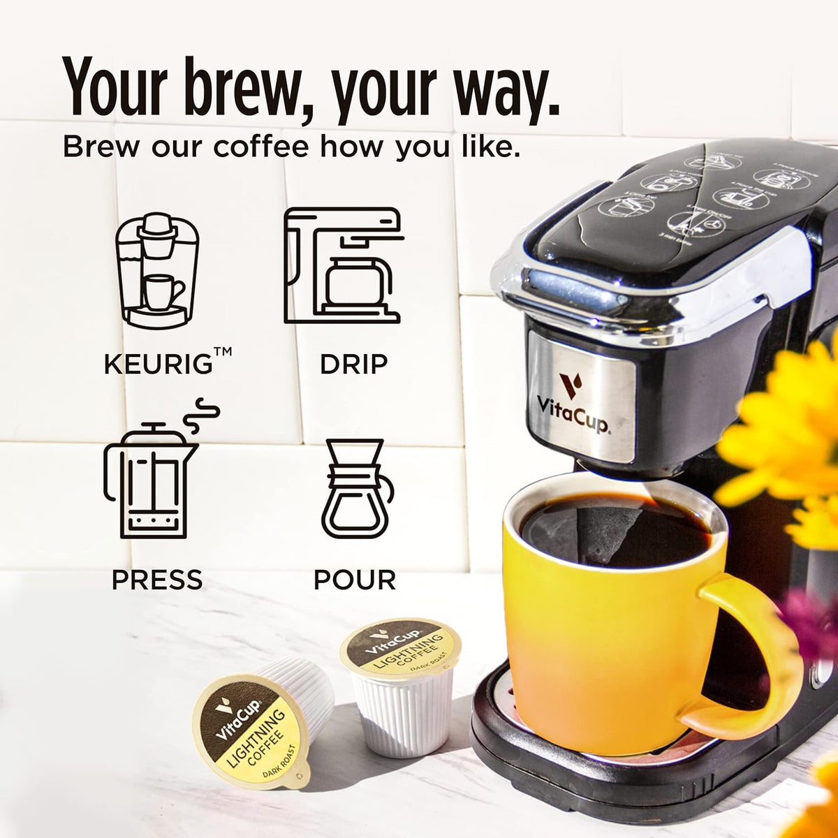 Organic Coffee Pods — Bold Flavor
