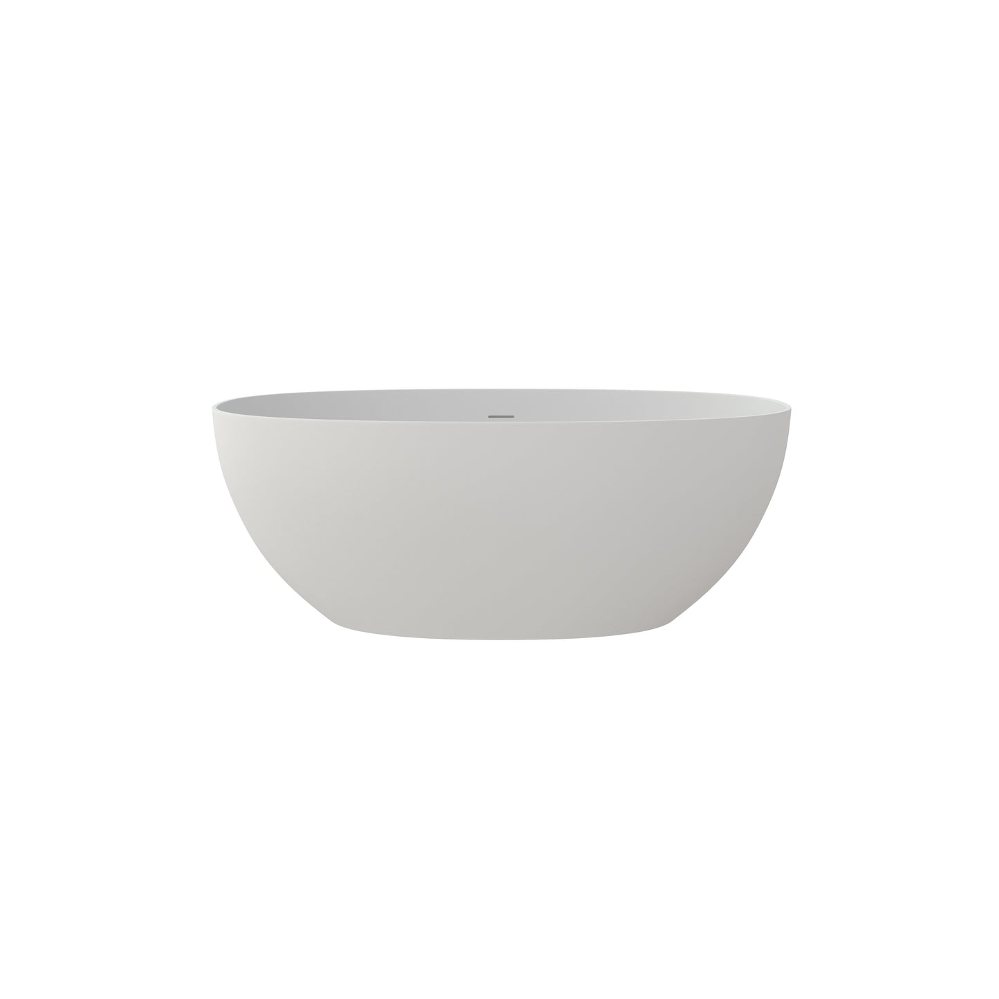 59" Solid Surface Soaking Bathtub