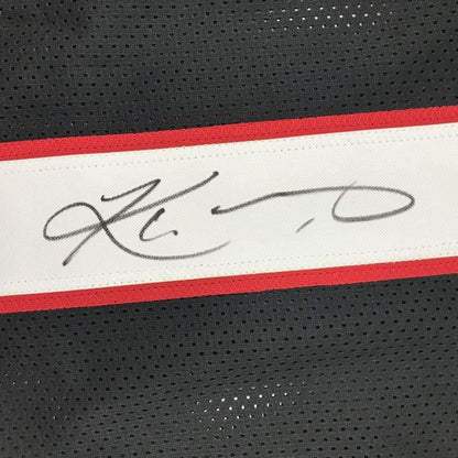 Framed Autographed/Signed Kyler Murray 35x39 Arizona Black Football Jersey JSA COA