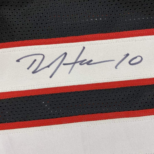 Framed Autographed/Signed DeAndre Hopkins 35x39 Arizona Black Football Jersey JSA COA