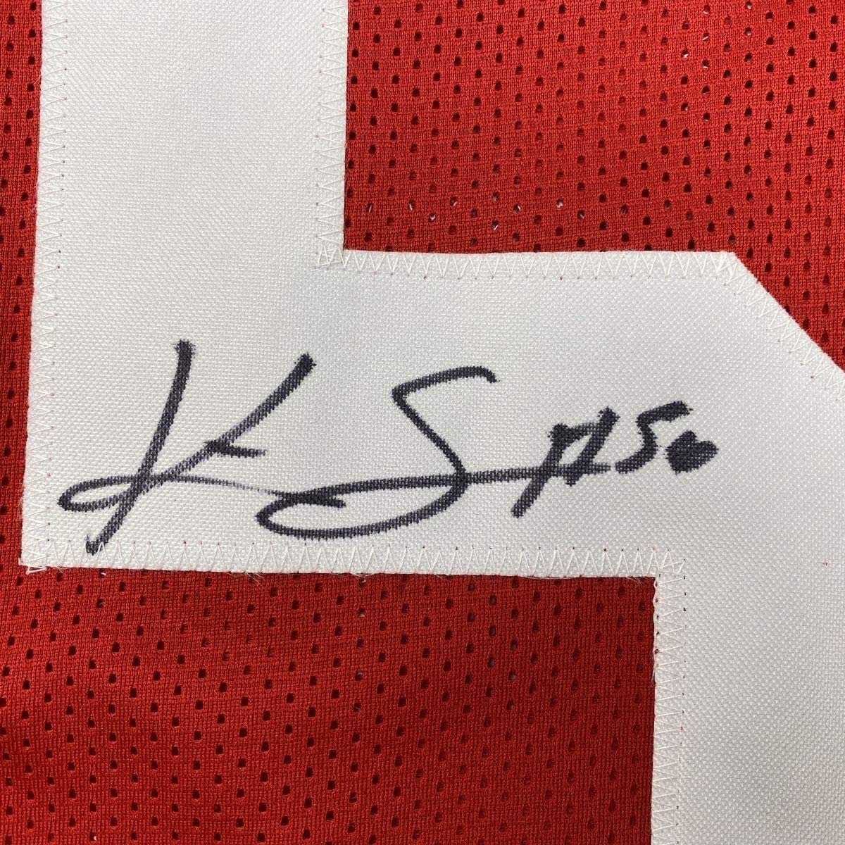 Framed Autographed/Signed Kwon Alexander 35x39 San Francisco Red Football Jersey JSA COA