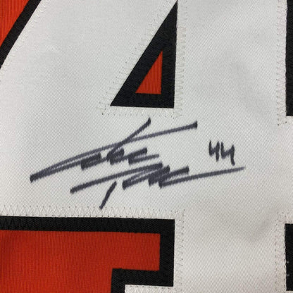 Framed Autographed/Signed Kimmo Timonen 35x39 Philadelphia Orange Hockey Jersey JSA COA