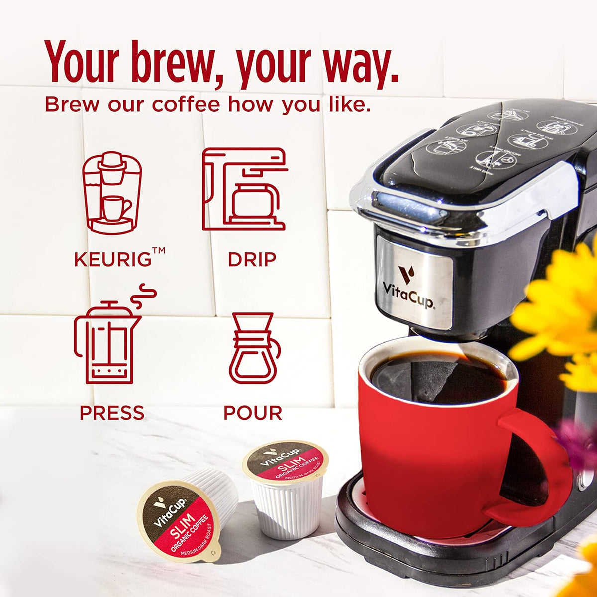 Organic Coffee Pods — Bold Flavor