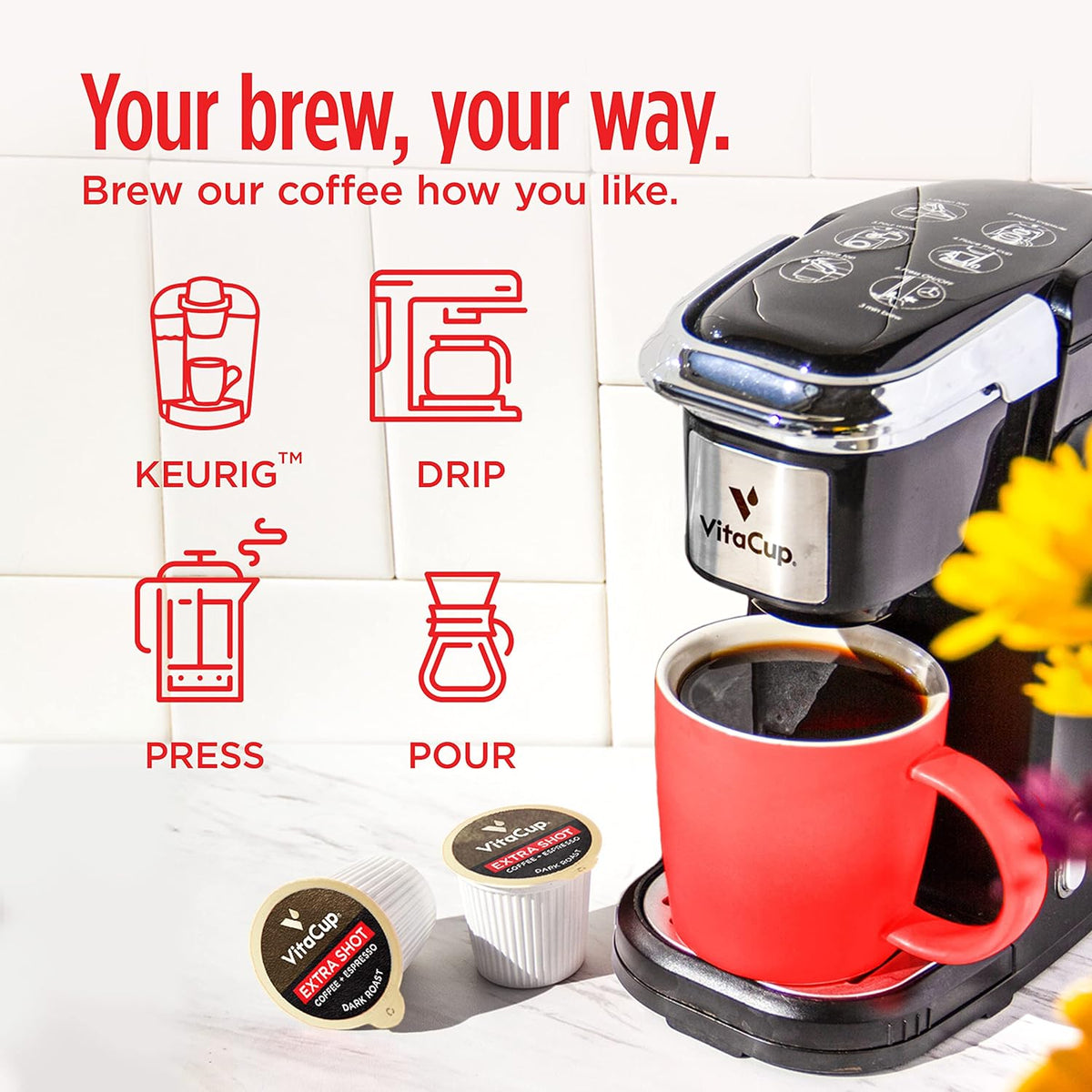 Organic Coffee Pods — Bold Flavor