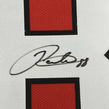 Framed Autographed/Signed Patrick Kane 35x39 Chicago Blackhawks Red Hockey Jersey PSA/DNA COA