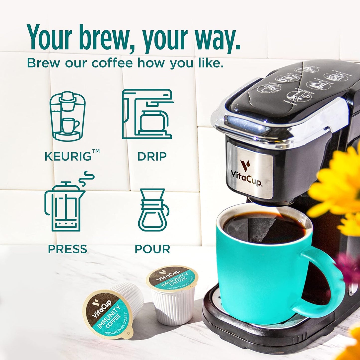 Organic Coffee Pods — Bold Flavor