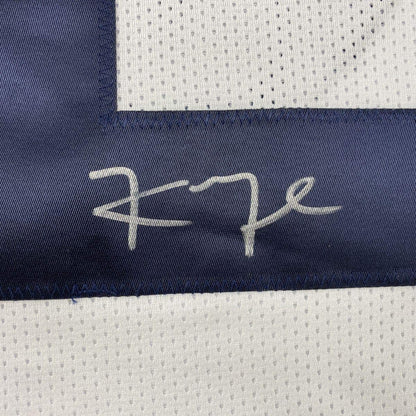 Autographed/Signed Khalil Mack Chicago Retro White Football Jersey Beckett BAS COA