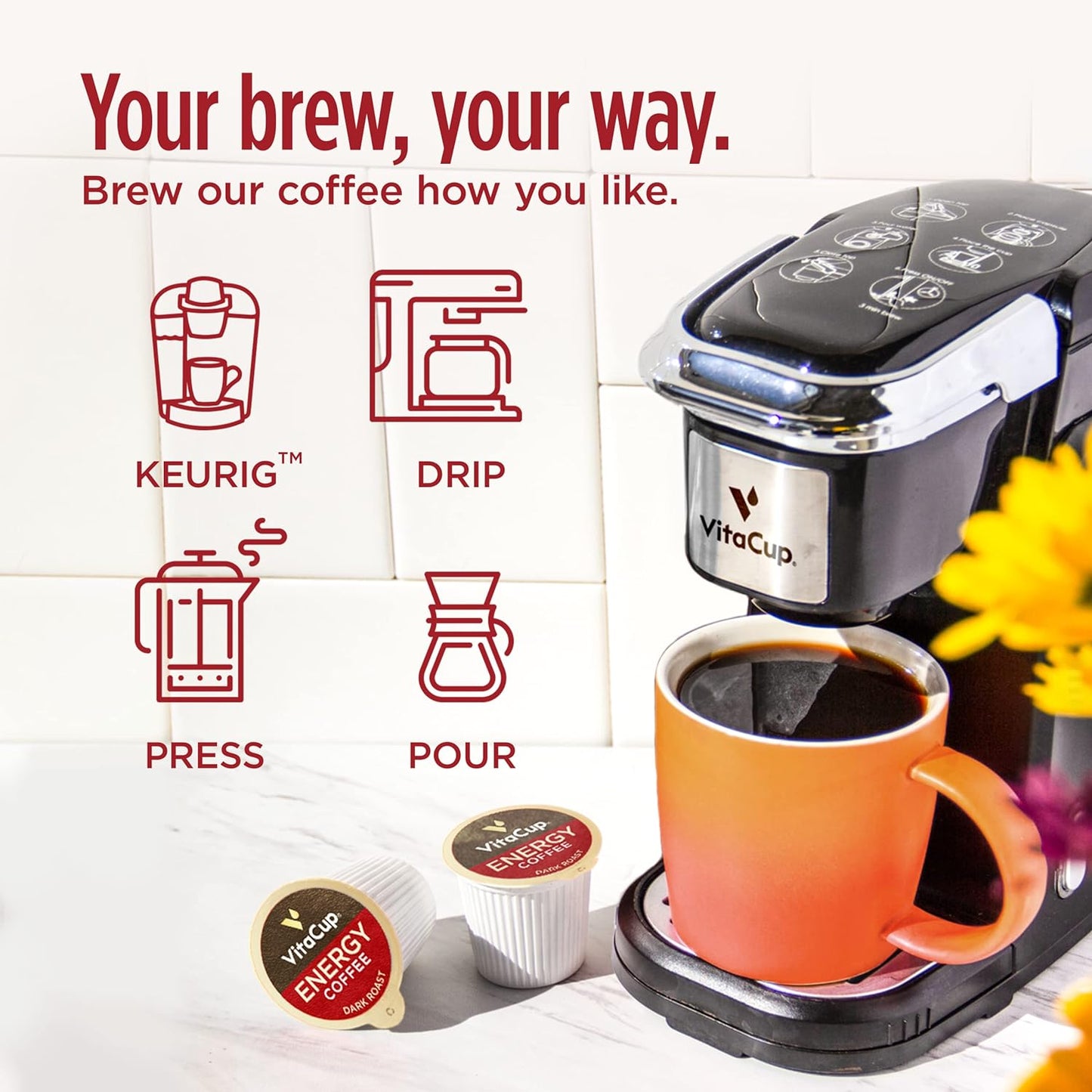 Organic Coffee Pods — Bold Flavor
