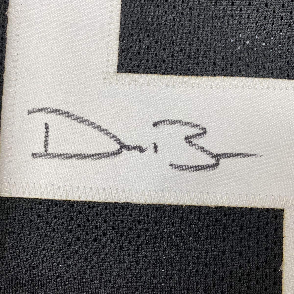 Framed Autographed/Signed Devin Bush 35x39 Pittsburgh Retro Black Football Jersey JSA COA