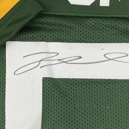 Framed Autographed/Signed Za'Darius Smith 35x39 Green Bay Green Football Jersey JSA COA