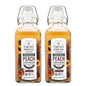 Fresh Press Farms Organic Peach Cider Vinegar with the Mother – 16.4 oz, 2-Pack