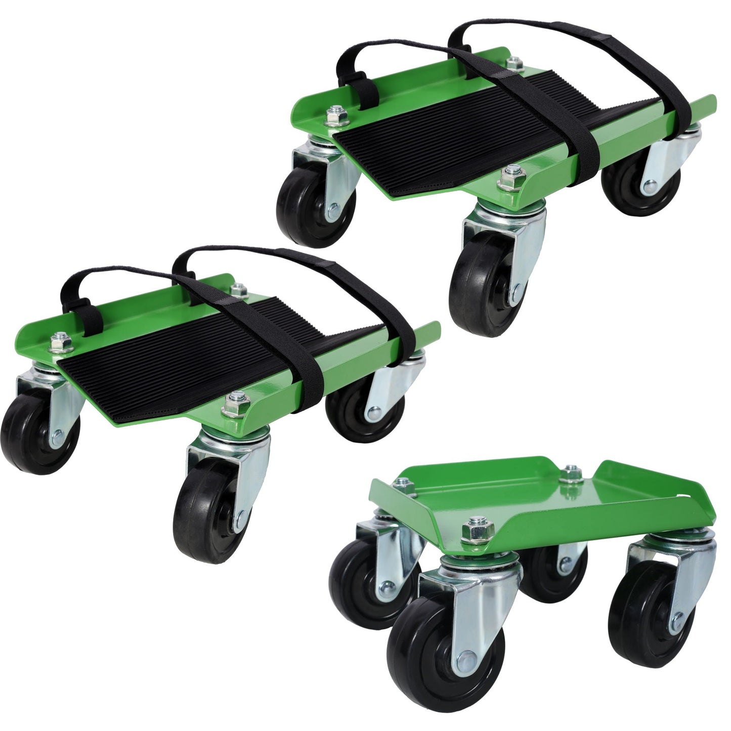 Heavy Duty Steel Snowmobile Dolly with V Slide and Swivel Casters