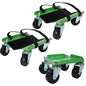 Heavy Duty Steel Snowmobile Dolly with V Slide and Swivel Casters