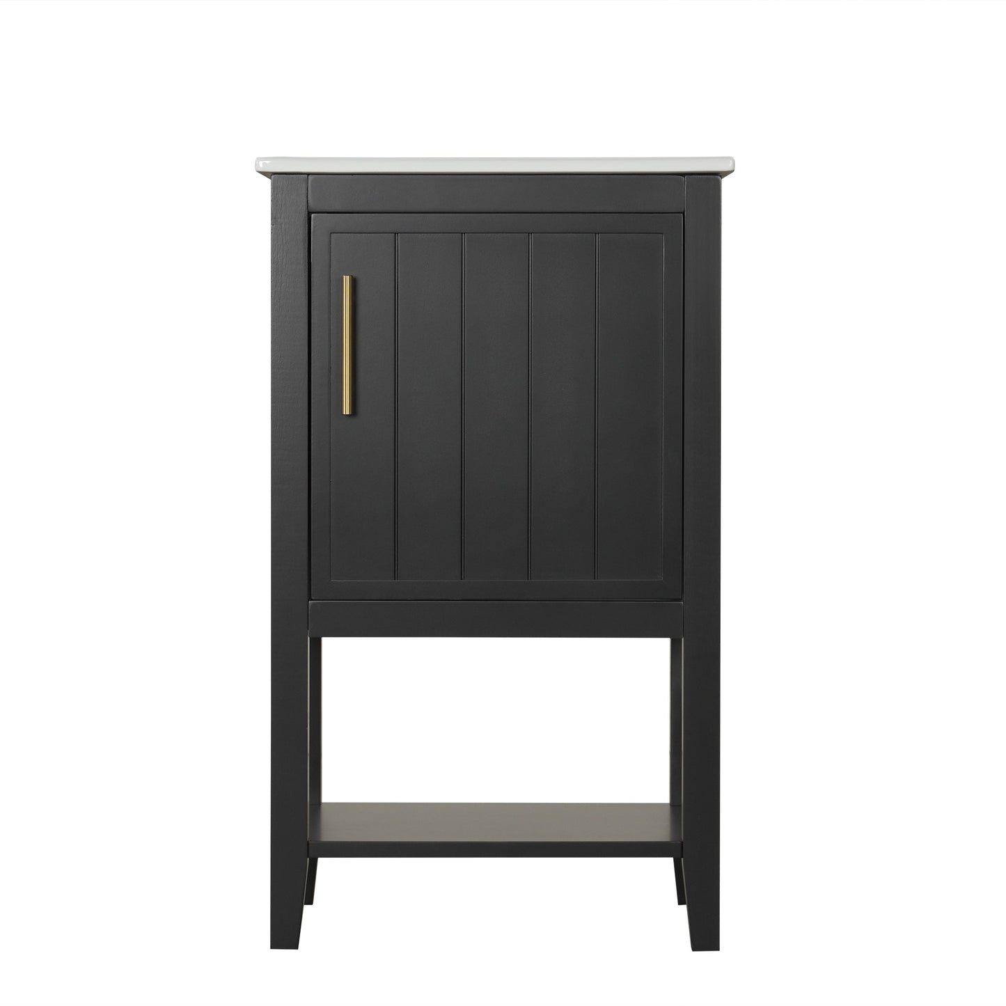 20" Bathroom Vanity with Sink and Storage Rack