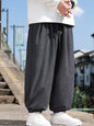 Men's Plus Size Drawstring Corduroy Joggers