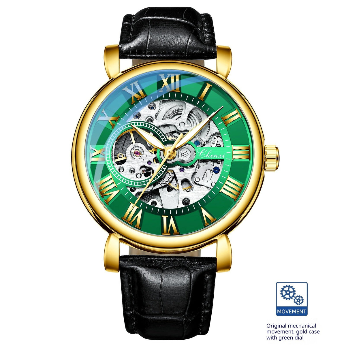Hollow Waterproof Luminous Automatic Mechanical Watch