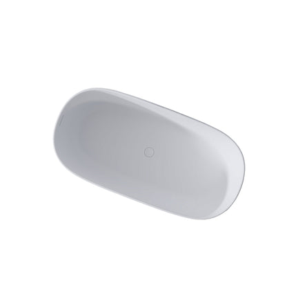 51" Freestanding Bathtub in Matte White