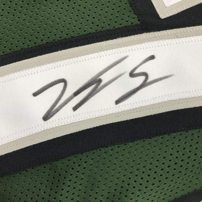 Framed Autographed/Signed Vinny Curry 35x39 Philadelphia Green Football Jersey PSA/DNA COA