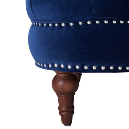 La Rosa - Victorian Tufted Upholstered Accent Chair