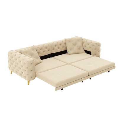 3-In-1 Convertible Sleeper Sofa